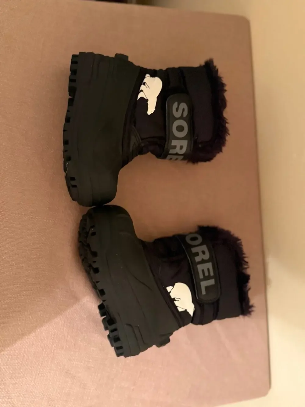 SOREL Toddler Size 6 Black Snow Winter Boots New With Tags